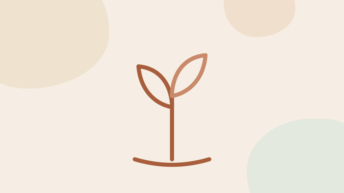 Illustratie: groeiend plantje